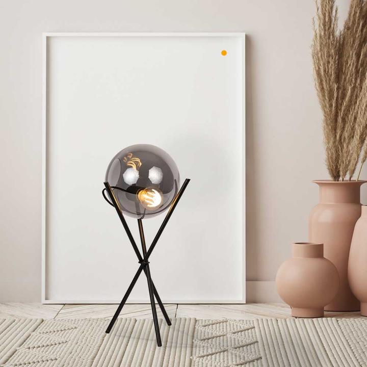Actual product image s.luce Orb glass table lamp tripod 20cm (E27)