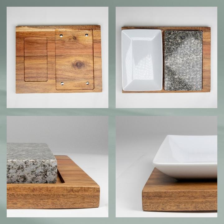 Actual product image Kela Hot Stone Plate XL Country 6-piece