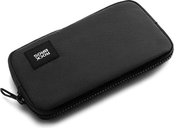 Actual product image Rockbros bicycle bag 30990043003 for phone, keys, wallet 0.15 l - black (0.15 l, Luggage carrier bag)