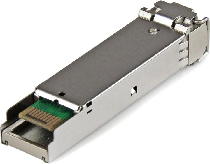 Actual product image StarTech Cisco GLC-FE-100FX compatible 100 Mbps fiber LC SFP transceiver module with DDM MM - Mini-GBIC to...