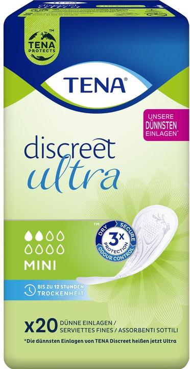 Tena Inkontinenz Einlagen Discreet Mini 20 Stück (20 x, M)