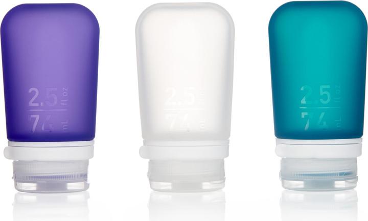 humangear 071003 GoToob+ 3er Pack transp./violett/türkis