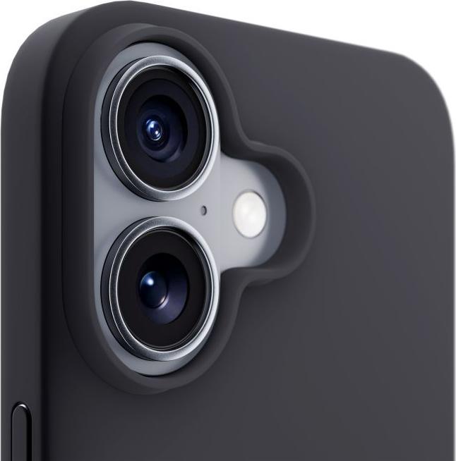 Actual product image 3MK Hardy Silicone MagCase pro Apple iPhone 16 Plus, Graphite (5903108598613) (Apple iPhone 16 Plus)