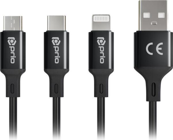 prio 3en1 (2 m, USB 2.0)