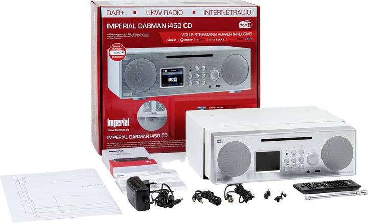 Produktbild Imperial Dabman i450 CD (Internetradio, DAB+, UKW, FM, Bluetooth, WLAN)