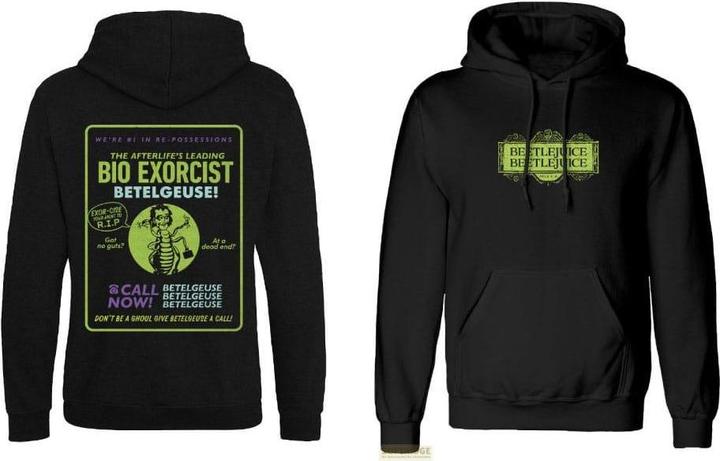 Actual product image Heroes Inc Beetlejuice 2 Hoodie Organic Exorcist Size M (M)