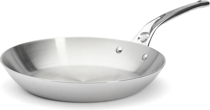 Actual product image de Buyer Affinity frying pan uncoated induction (28 cm, Frying pan, Stainless steel)