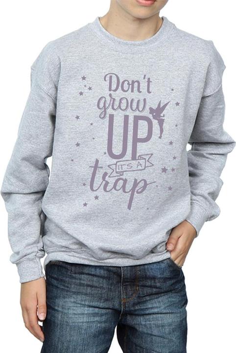 Actual product image Disney Boys Tinker Bell Don't Grow Up Sweatshirt (128)