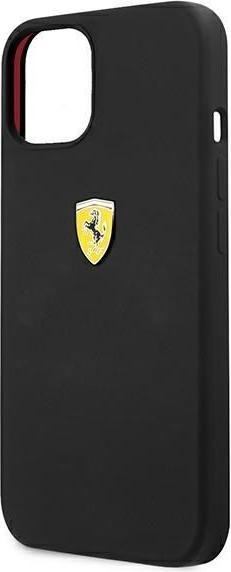 Immagine prodotto Ferrari FESSIHCP13SBK Custodia rigida per iPhone 13 mini da 5,4" in silicone nero (Apple iPhone 13 mini)