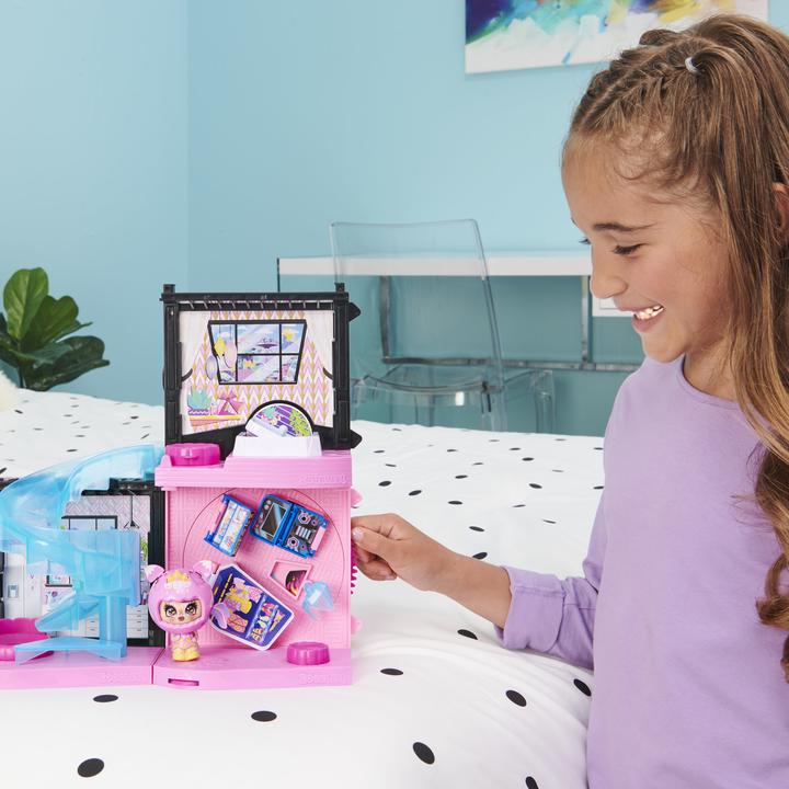 Produktbild Spin Master Zoobles Magic Mansion Traumhaus zum Verwandeln mit 6 Zimmern, Rutsche und Zubehör (6061366)
