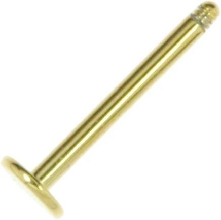 Produktbild Bijouteria 1.2mm Piercingstab (Gold-Beschichtung (vergoldet), Chirurgenstahl 316L)