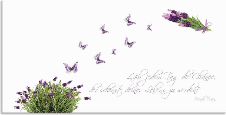 Produktbild Artland Lila Schmetterlinge an Lavendel