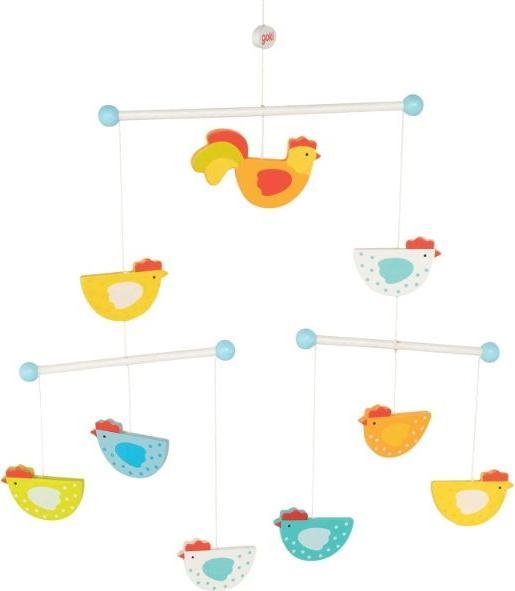 Actual product image Goki Mobile Funny Chickens