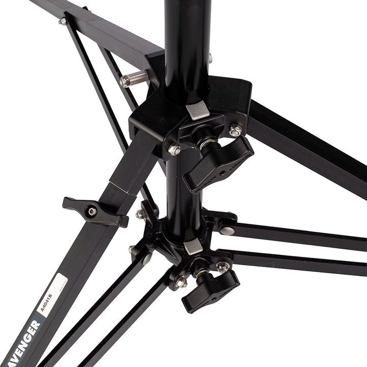 Produktbild Avenger Baby Steel Combi Boom Stativ, Alu, mit Nivellierbein und Sandsack, schwarz (413.21 cm, 10 kg)