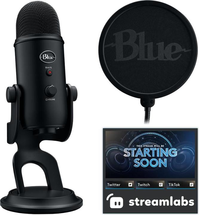 Produktbild Blue Yeti Game Streaming Kit - Blackout
