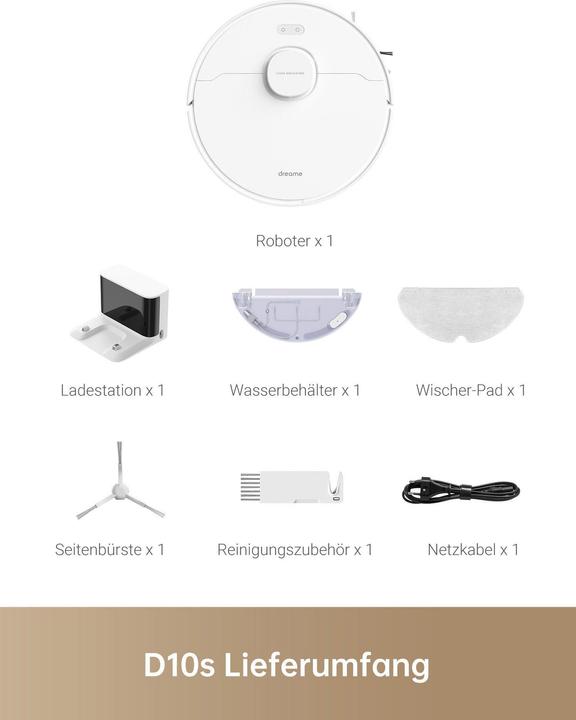 Image du produit Dreame D10s (Robot d'aspiration et de nettoyage)