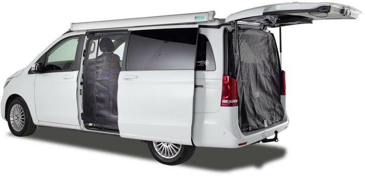 Actual product image VanQuito Mosquito net with sliding doors, right