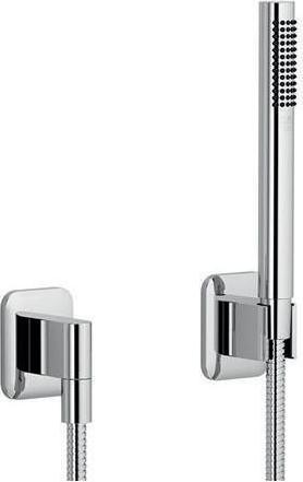 Dornbracht Dornb shower set with single rosettes chrome