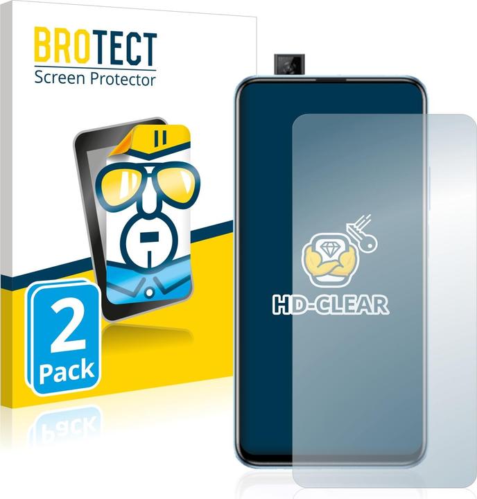 Produktbild BROTECT Schutzfolie Displayschutz Klar (2 Stück, Huawei P Smart Pro (2019))