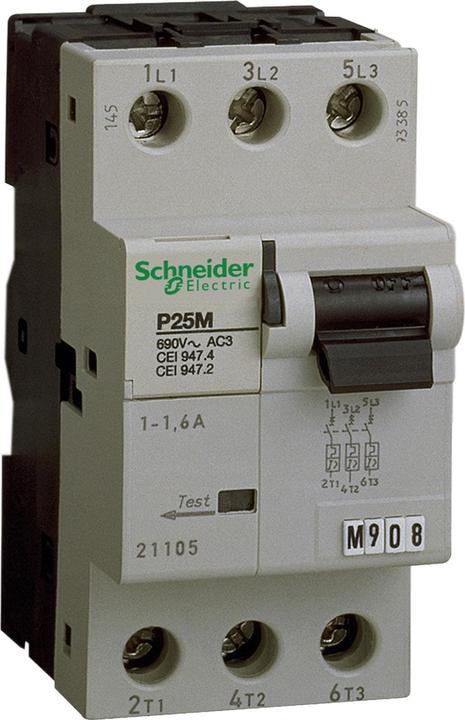 Produktbild Schneider Electric Motorschutzschalter P25M, 3P, 4A, Schutz 21107