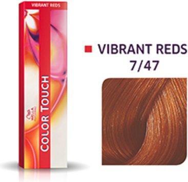 Produktbild Wella Color Touch Vibrant Reds (7/47 mittelblond rot-braun 60ml)