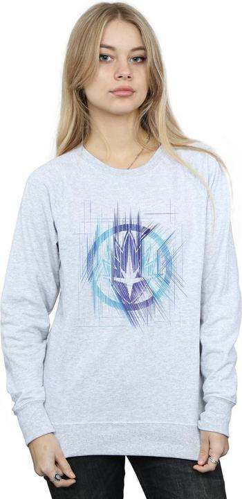 Actual product image Womens/Ladies Avengers Infinity War Guardian Lines Sweatshirt (XXL)