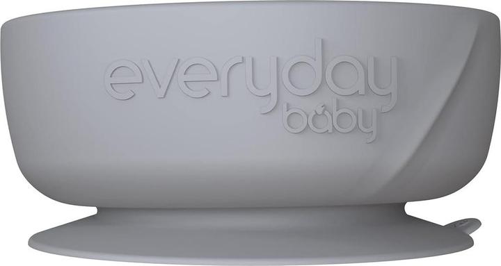 Produktbild Everyday Baby Silikon Esslernschüssel mit SaugfussQuiet Grey