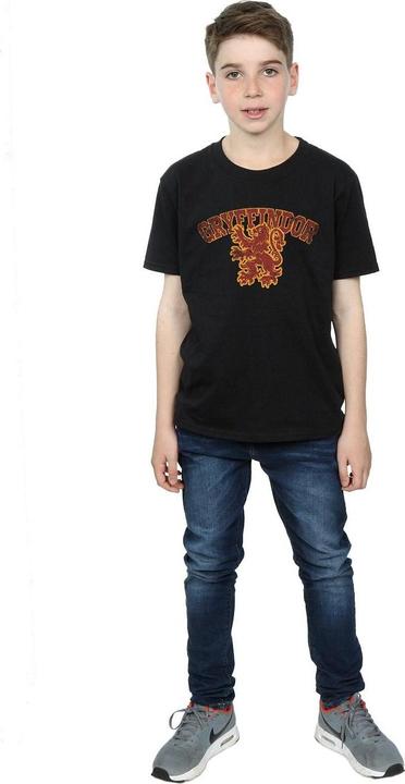Actual product image Boys Gryffindor Sport Emblem T-Shirt (128)