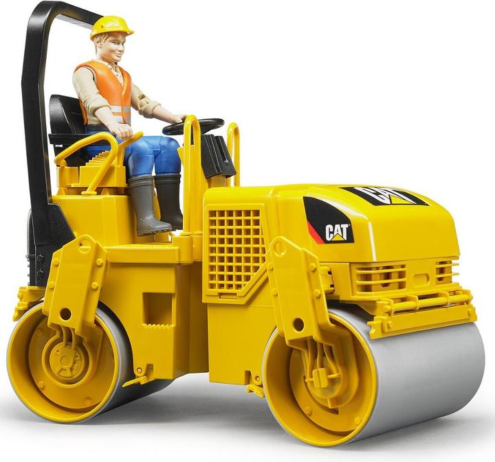 Actual product image Bruder Cat Tandem Vibratory Roller
