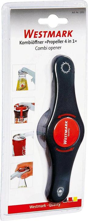 Actual product image Westmark Propeller" combination opener (Plastic lidded bottle opener)