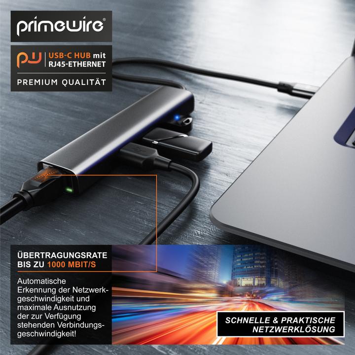 Immagine prodotto Primewire USB-C Hub (USB-C, 4 Porti)