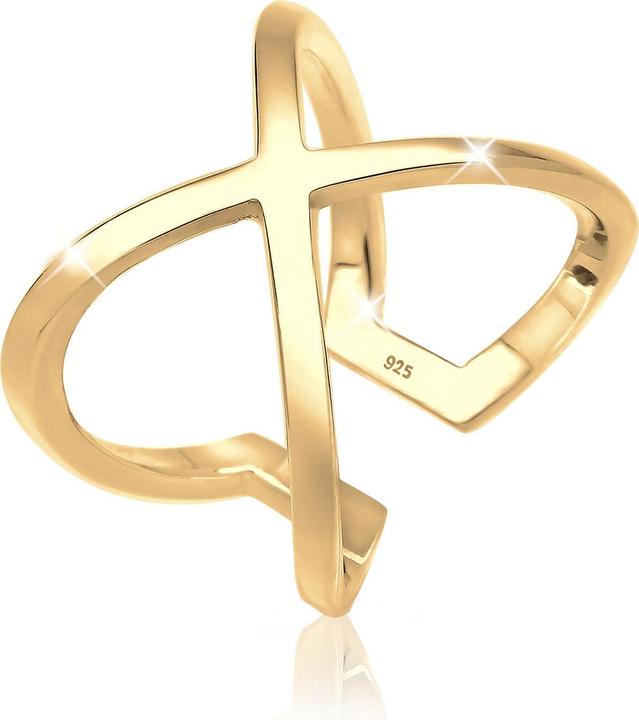 Actual product image Elli Kreuz Design Verstellbar (54, 925 Silver)