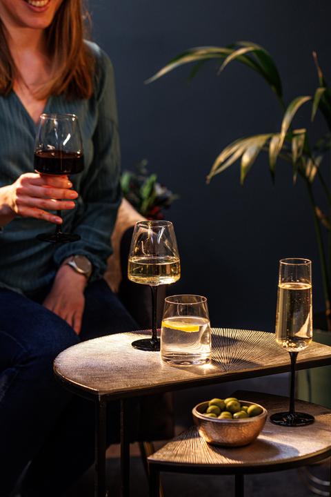 Actual product image Mikasa Palermo Crystal Stemless Wine Glasses, Set of 4, 350ml (0.35 l, 4 x)