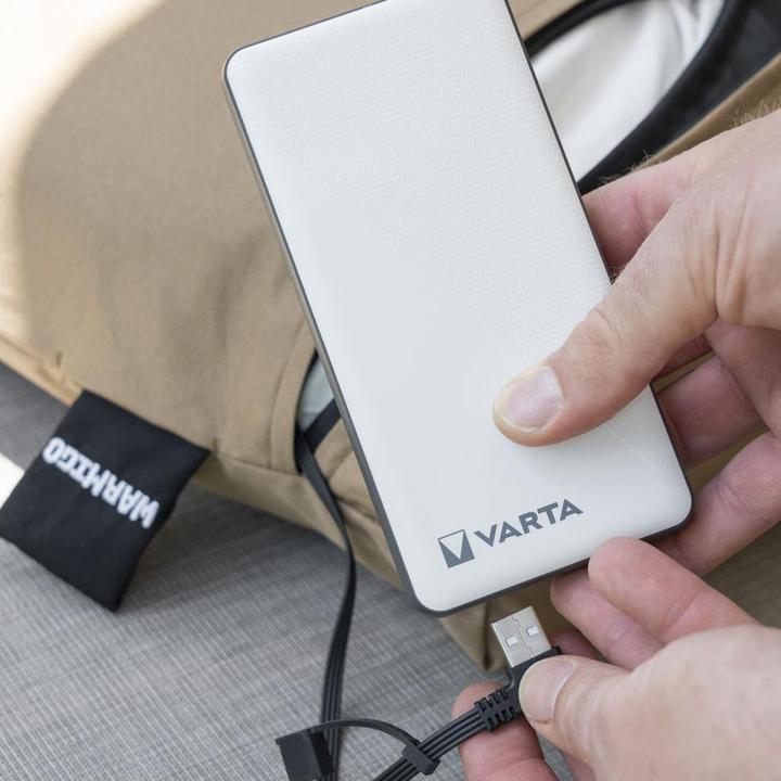 Actual product image Eurom Warmigo heat pad incl. 20,000 mAh power bank, taupe (45 x 45 cm)