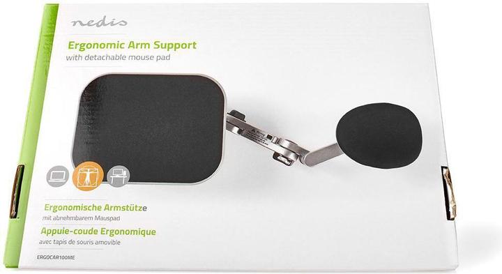 Produktbild Nedis Ergonomische Armauflage - Drehbar - Schreibtisch - Mit Mauspad - Bietet Komfort und Halt - Nim