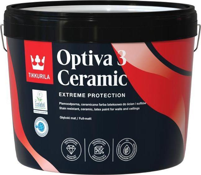 Actual product image Tikkurila Paints Optiva Ceramic Bc 2.7l