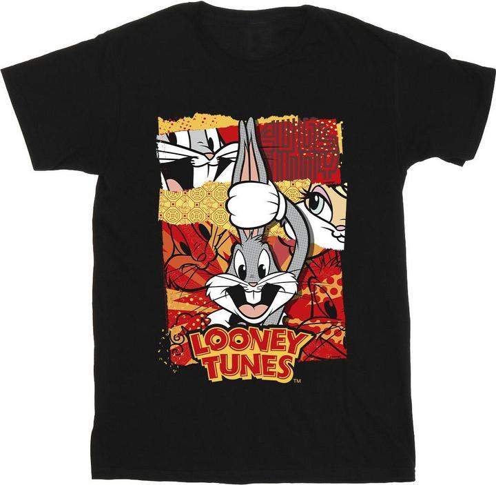 Actual product image Looney Tunes Boys Bugs Rabbit Comic New Year T-Shirt (128)