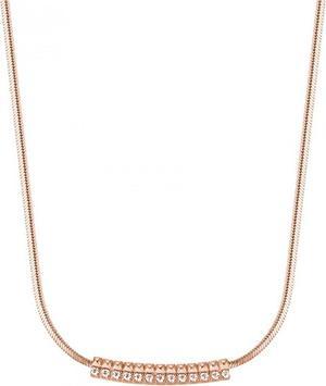 Rosato Charming bronze necklace with cubic zirconia RZCU54