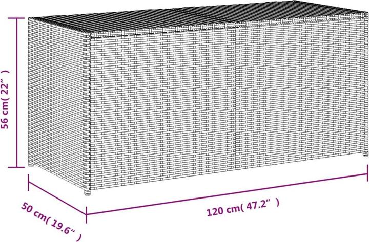 Produktbild VidaXL Gartentruhe 283L