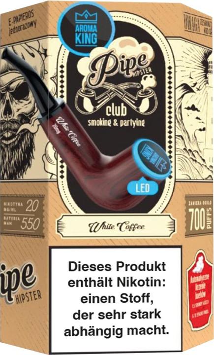 Produktbild Aroma King Pipe White Coffee (Intensives Aroma nach Tabak, Vanille und Rahm)