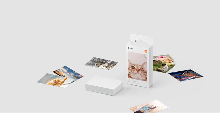 Actual product image Xiaomi Mi Portable Photo Printer Paper (287 g/m², 50 x 76 mm, 20 x)