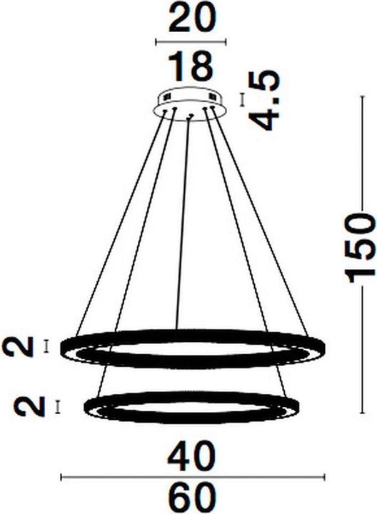 Actual product image Nova Luce Cilion (3555 lm)