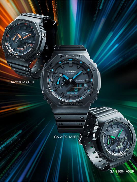 Image du produit G-Shock GA-2100-1A3ER (Chronographe, 45 mm)