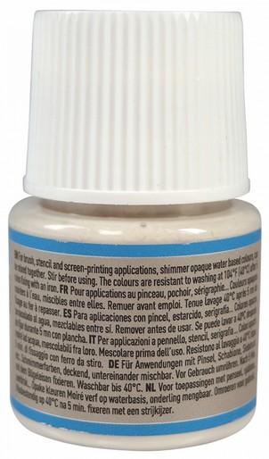 Actual product image Pebeo Setacolor Opaque (Shimmering ivory, 45 ml)