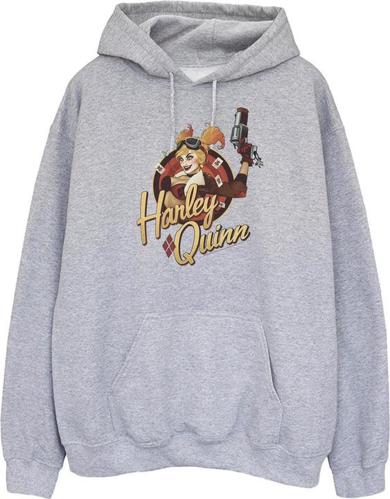 Universal Textiles Harley Quinn Abzeichen Hoodie