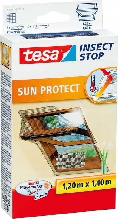 Image du produit tesa Fly screen pour les fenêtres de toit avec protection solaire (120 x 140 cm)