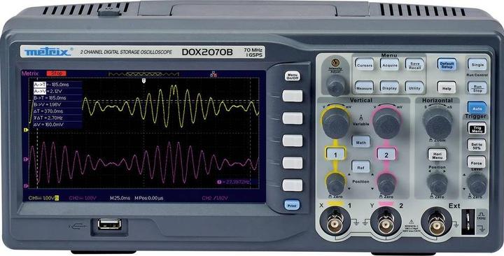 Produktbild Metrix Digitales Tisch-Oszilloskop mit 2 Kanälen von Chauvin Arnoux (CAT II 300V)