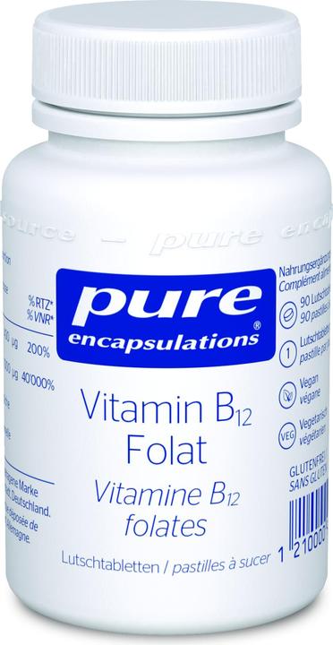 Pure encapsulations Vitamin B12 Folat (90 Stück, Tabletten, 99 g)