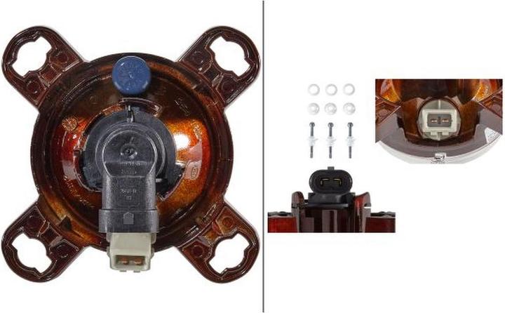 Actual product image Hella Commercial Vehicle Headlights