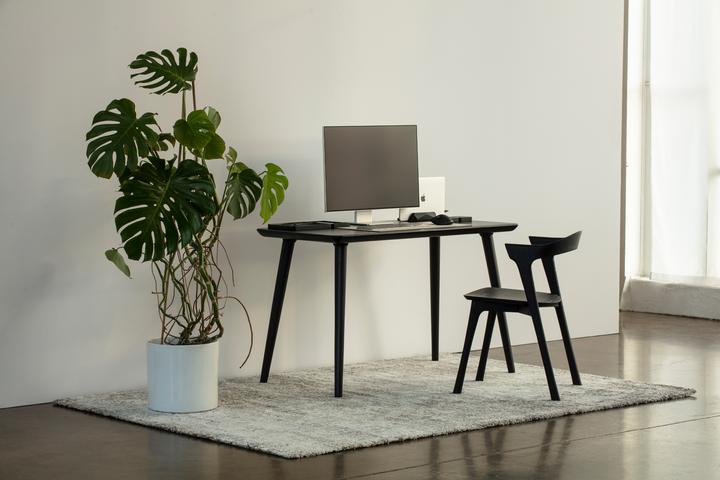 Produktbild Oakywood Classic Desk - Klassischer Schreibtisch aus Massivholz - Schwarz / 120x60 - (120 x 60 cm)